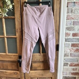 Fabletics Powerhold High Waisted‎ Legging Medium Pink Stretch